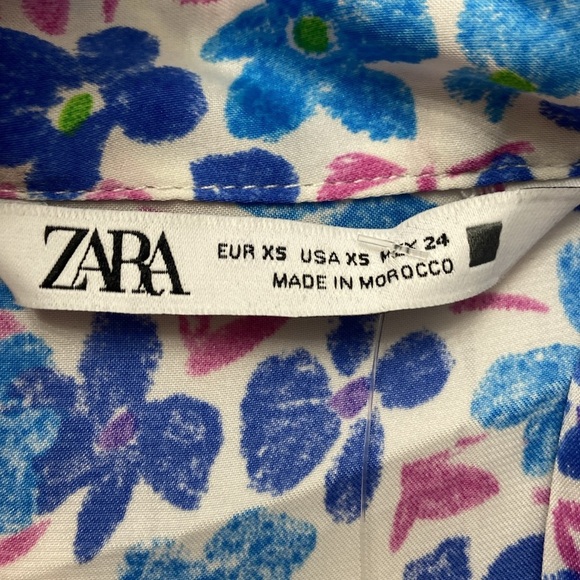 🆕tags ZARA Shabby chic blouse Xs - Picture 9 of 9